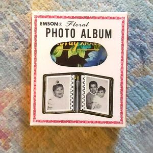 Antique Floral Photo Album